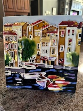 Benaya Ceramic Tile Art - Multicolor